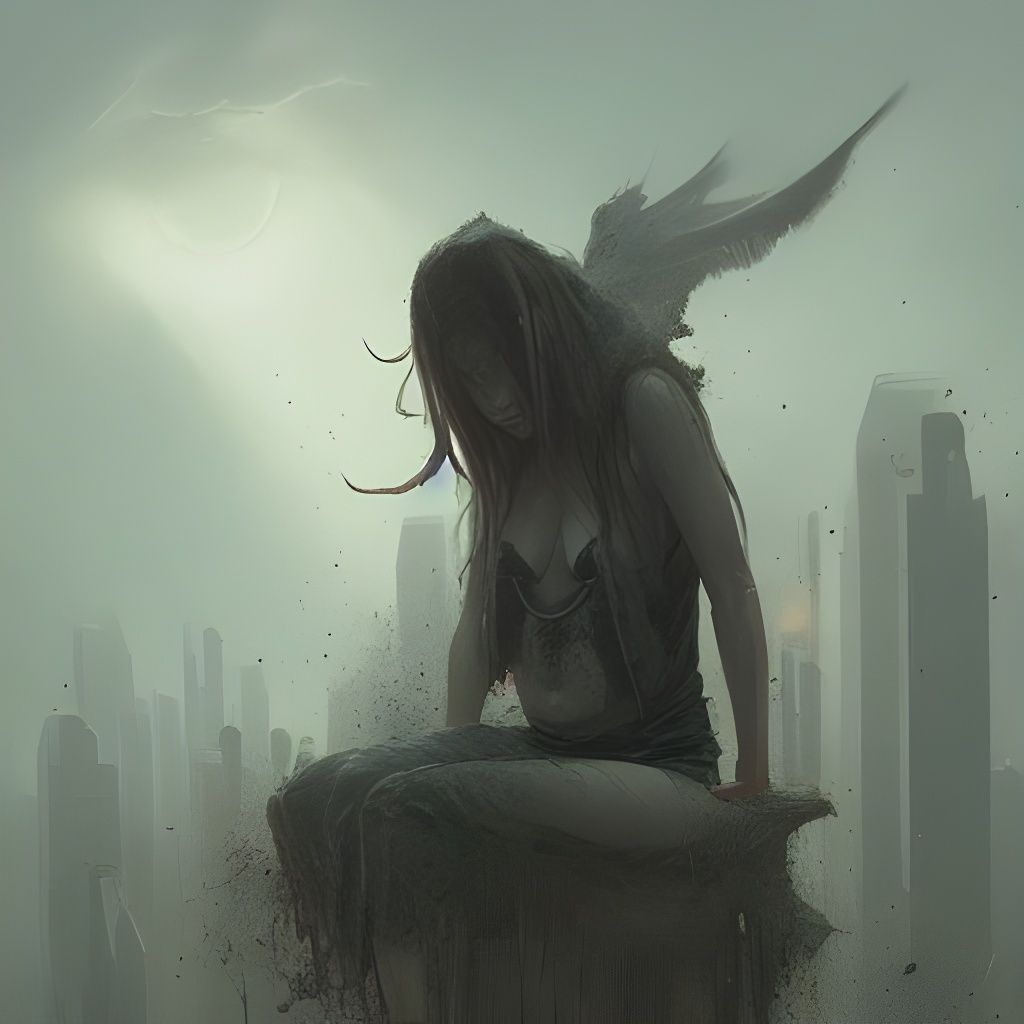 Sinister Civilization Decline: A Greg Rutkowski-Inspired Vis...