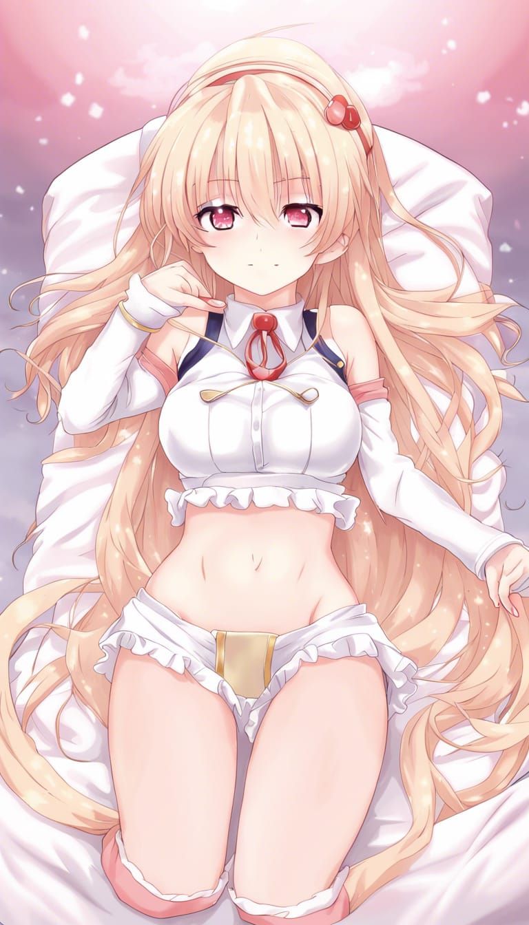 Anime Style Waifu Body Pillow Art