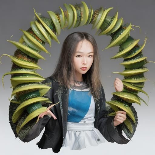 Dreamy Venus Flytrap Woman at the Dentist