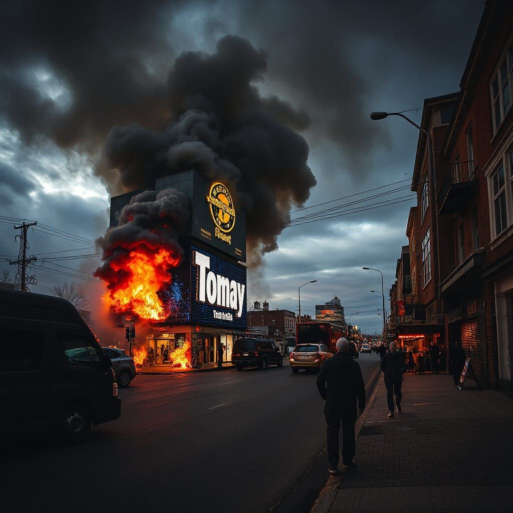 Tomorrow is Heavy as an AI Art Concept