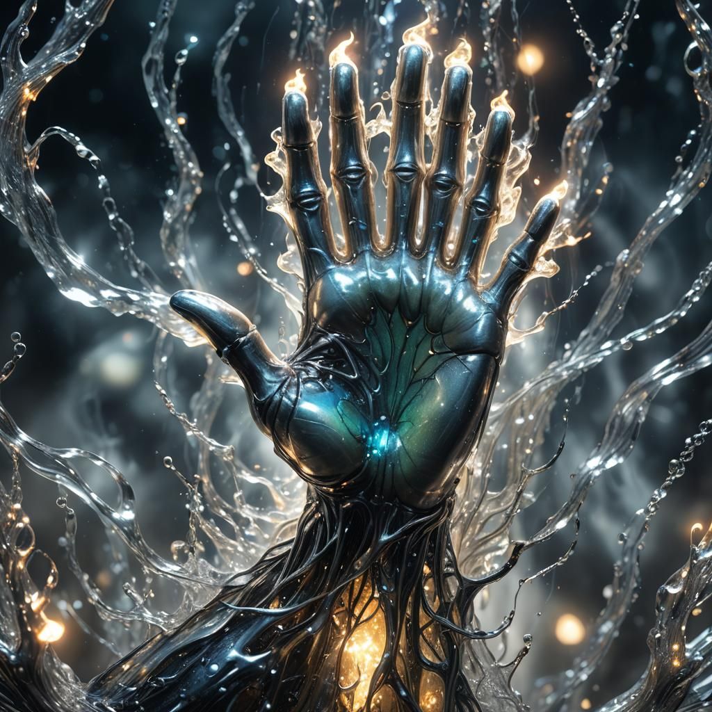 "The Silver majestic hand"