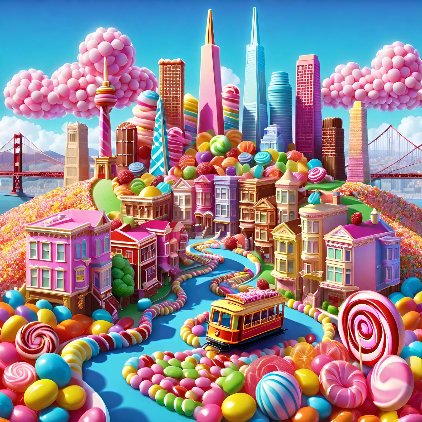 Sugar rush hour in San Francisco.