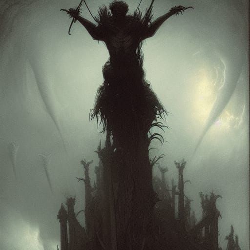 Horror Mythical Creatures by Gustave Doré