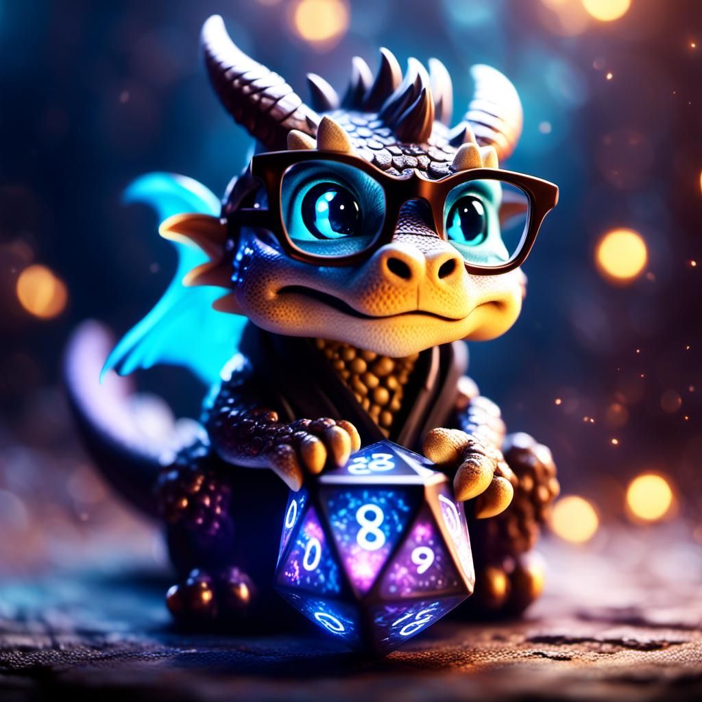 Nerdy dragon