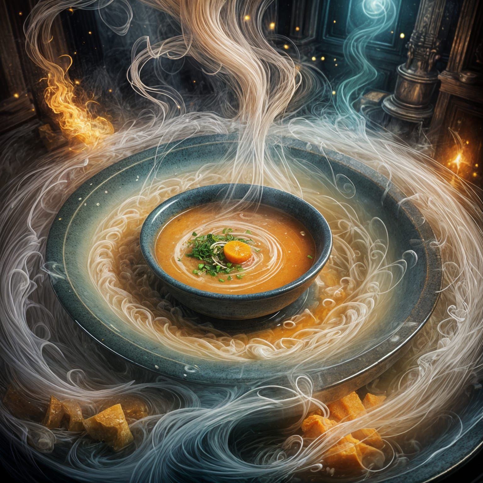 Soup Portal to Another Dimension: Digital Art