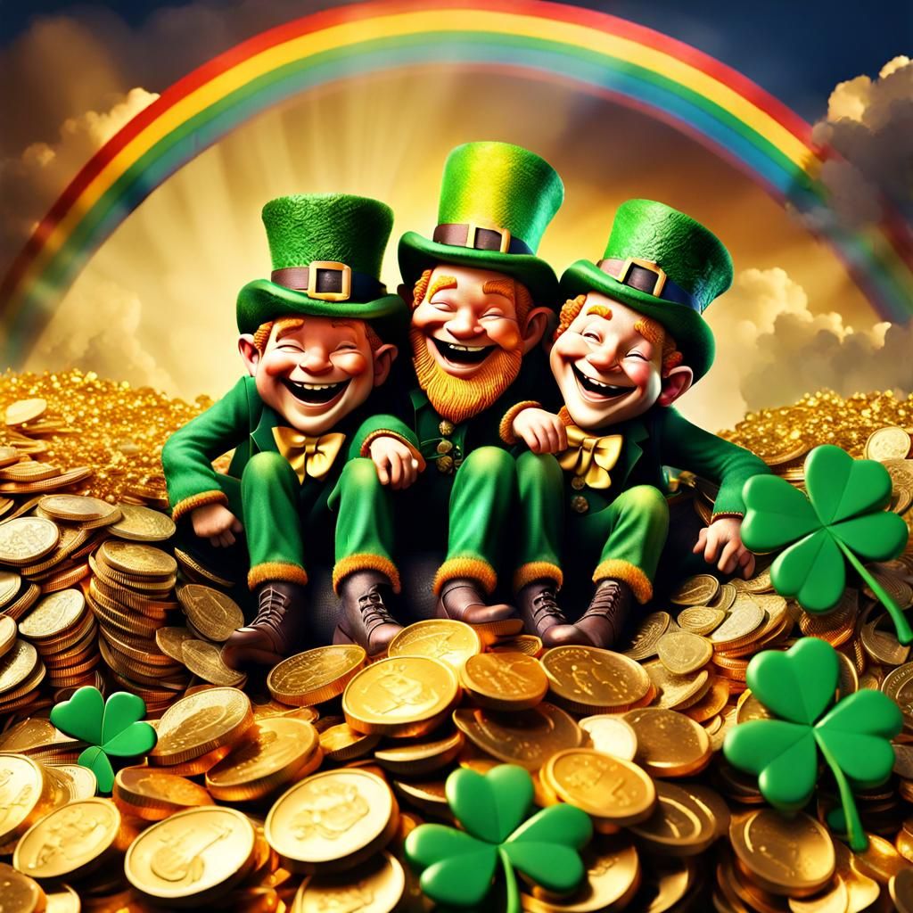 Leprechauns Find Gold at Rainbow's End