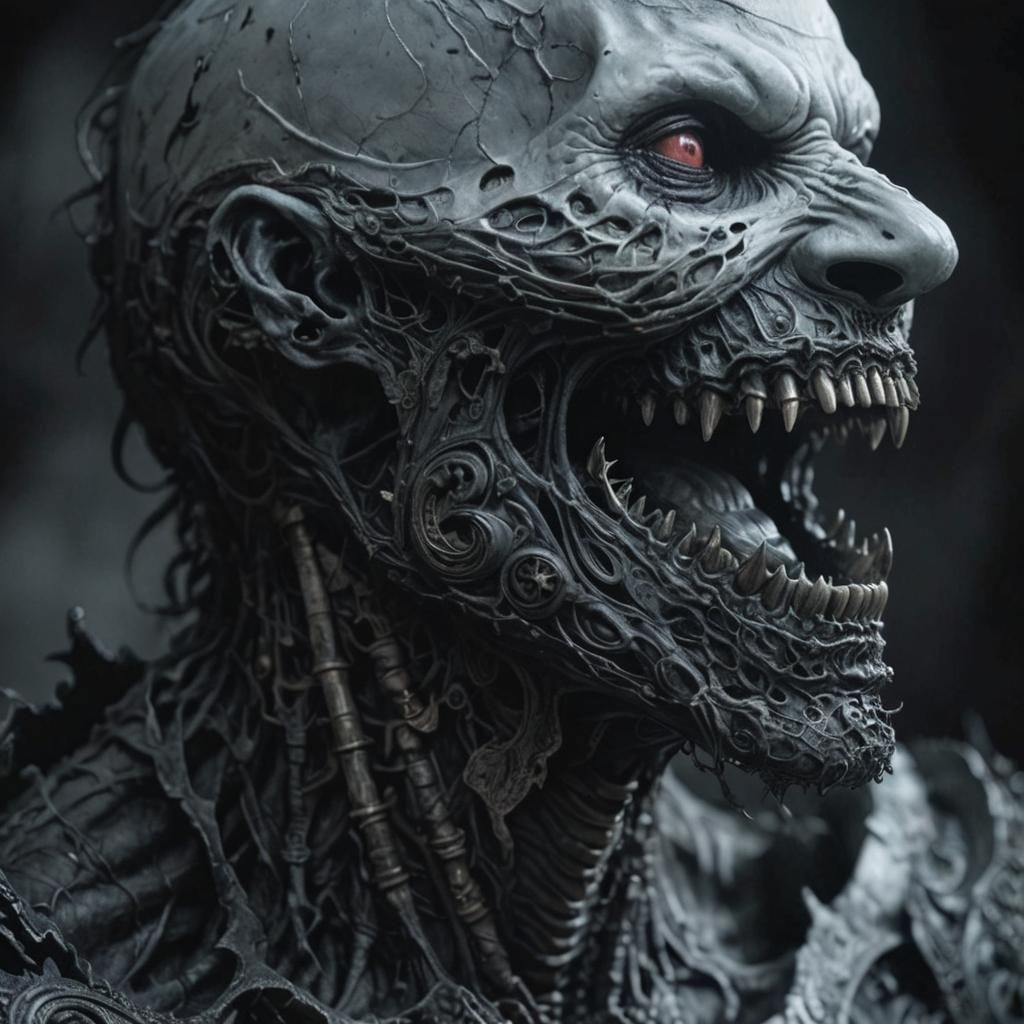 Terrifying Ghoul with Intricate Details
