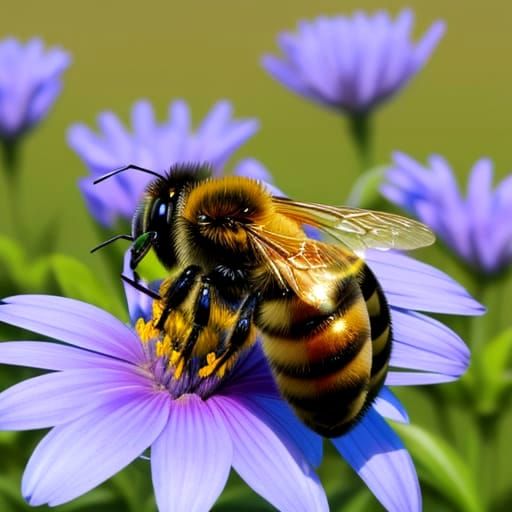AI Interpretation of Amazing Bee News
