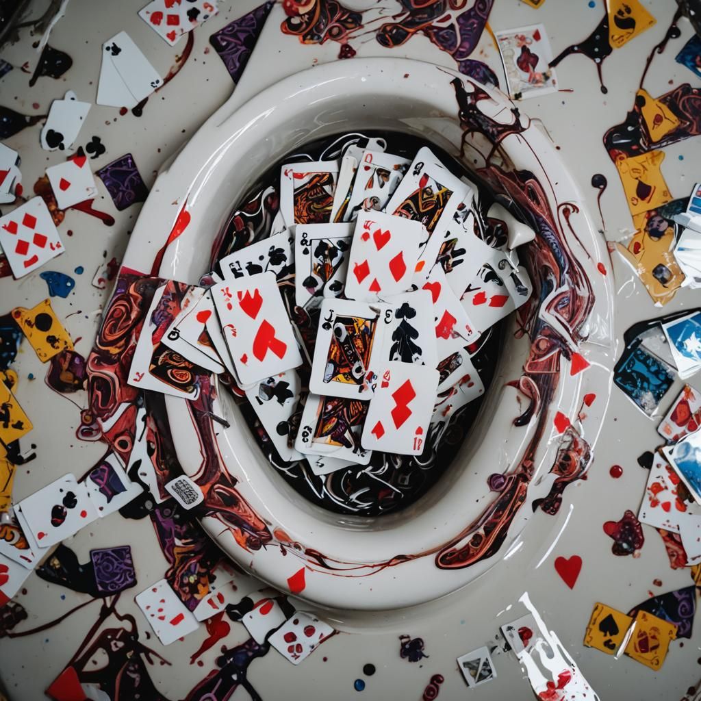 Graffiti Royal Flush in Urban Decay Style