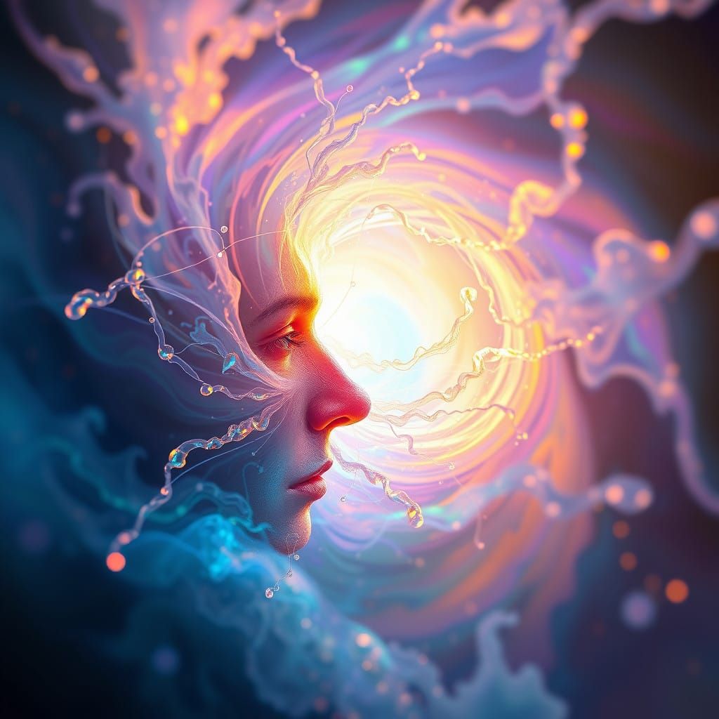 Whispers of Anguish in Vibrant, Shattered Beauty