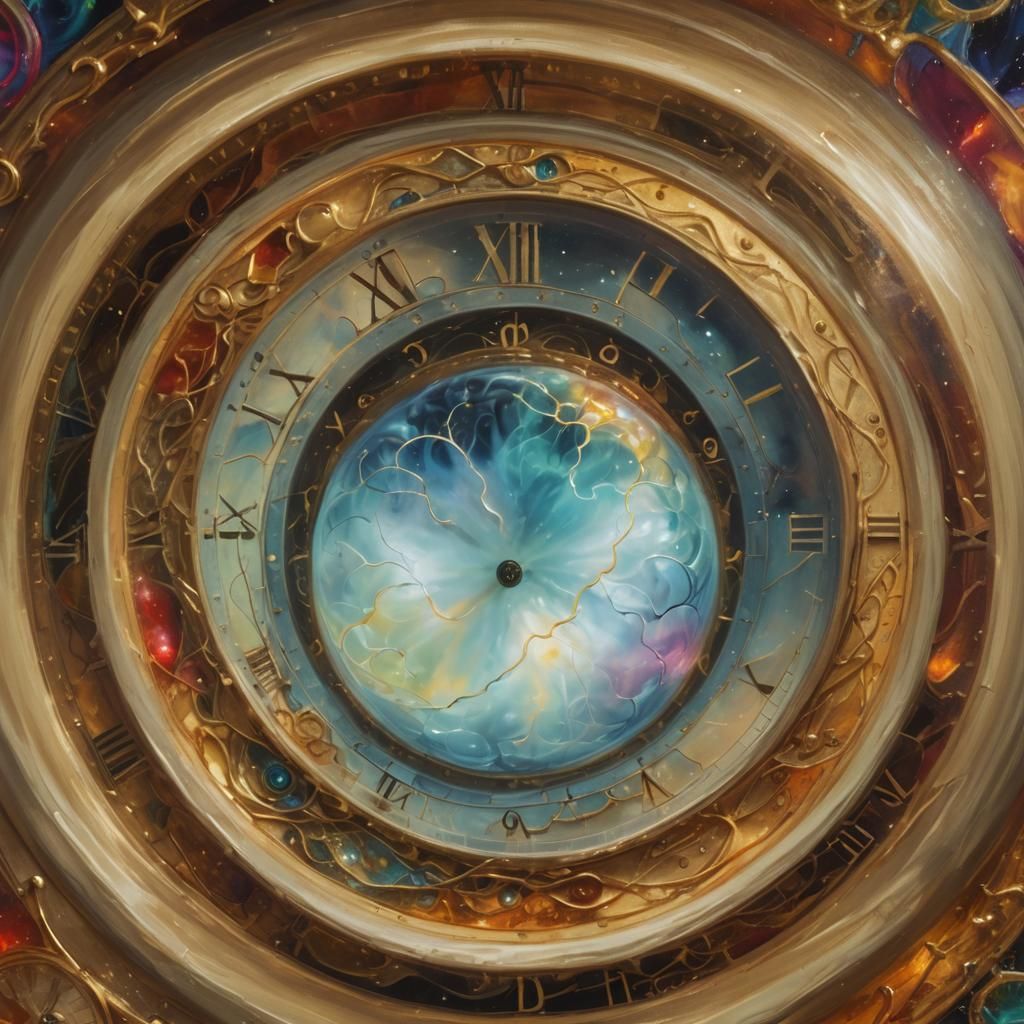 Surreal Mindscape: Glowing Ideas in a Brain