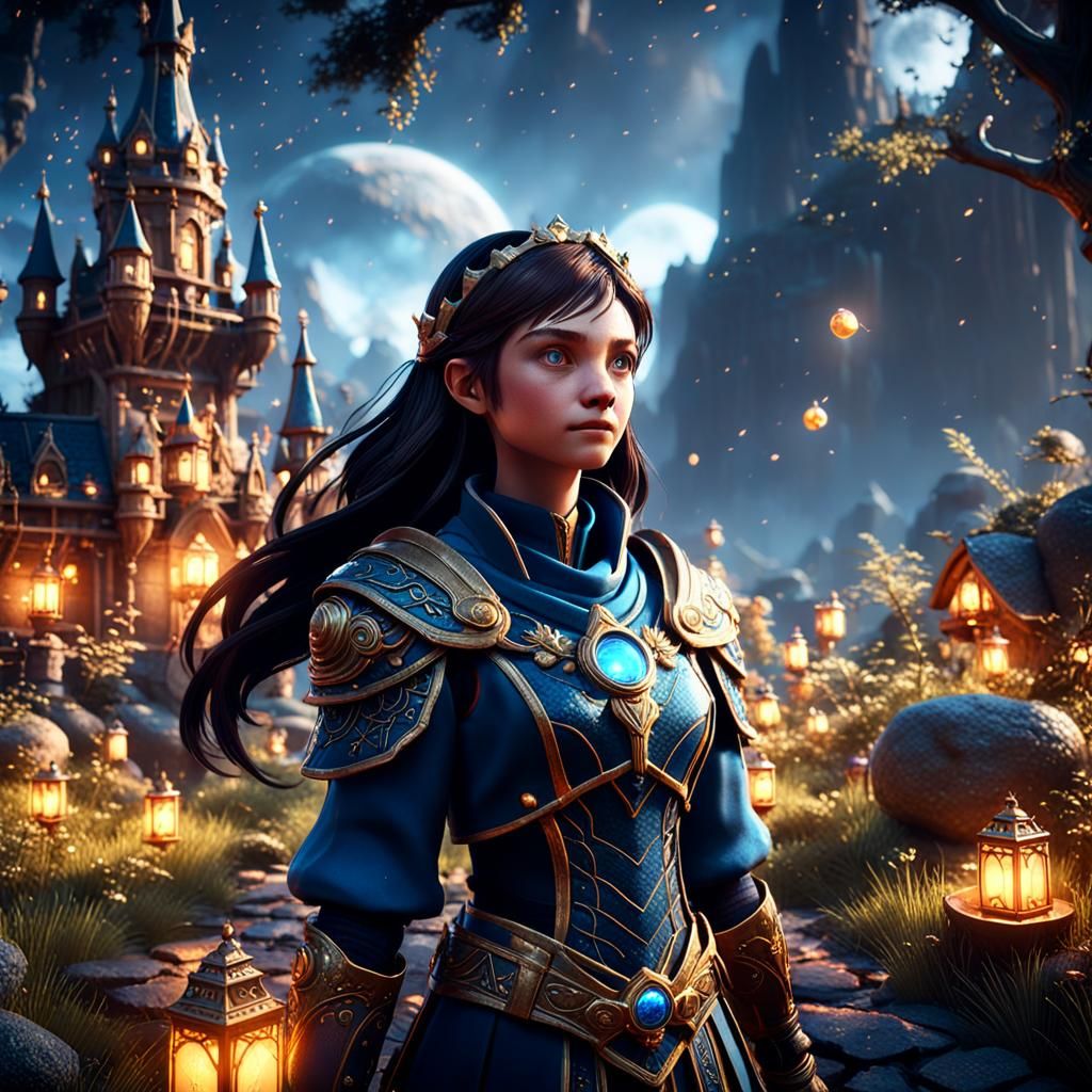 Sparkling Wonders in Detailed 3D Game Art