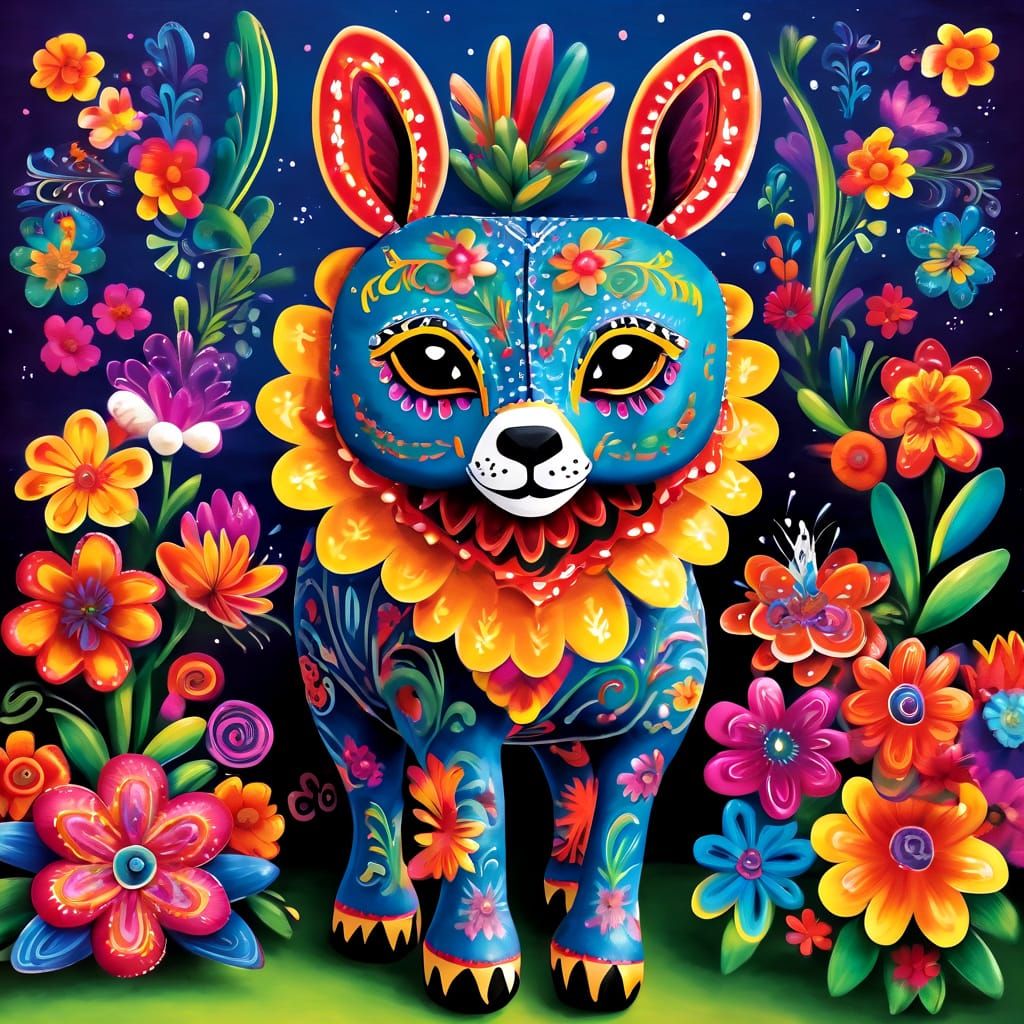 Whimsical Alebrije: A Mexican Folk Art Celebration