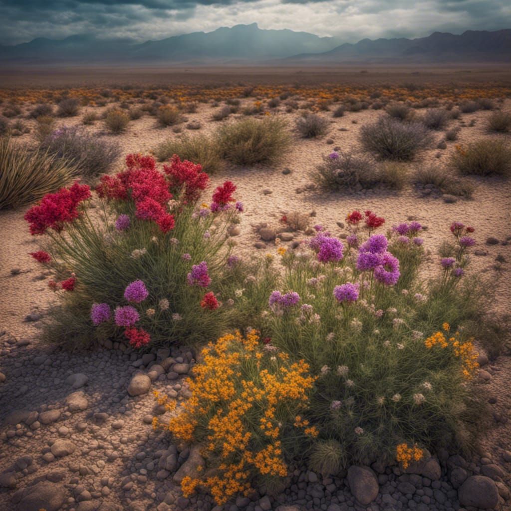 Spring Flowers in the Desert
