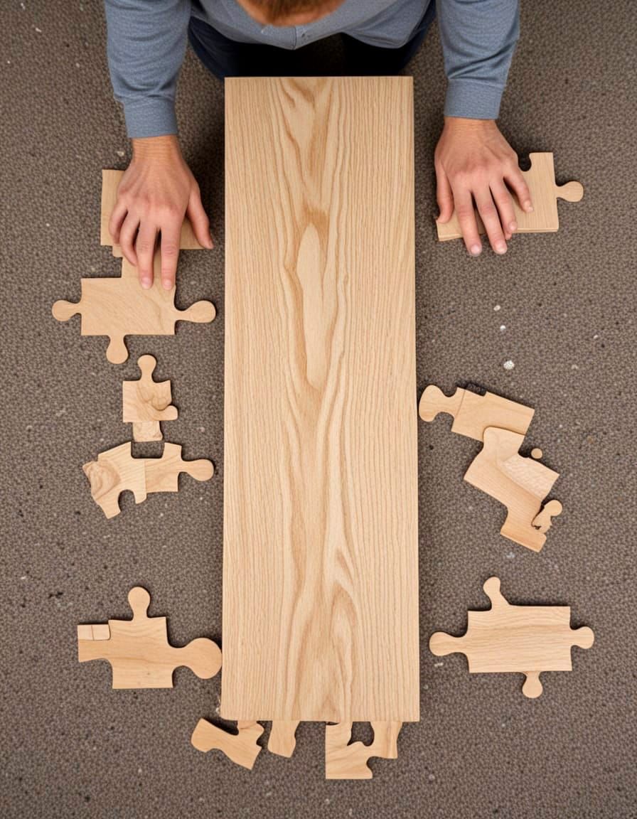 A Man Discovers a Treasure Trove of Puzzle Pieces