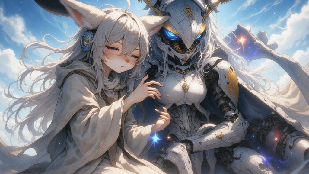 Ghostly Apparitions in a Mecha Cockpit