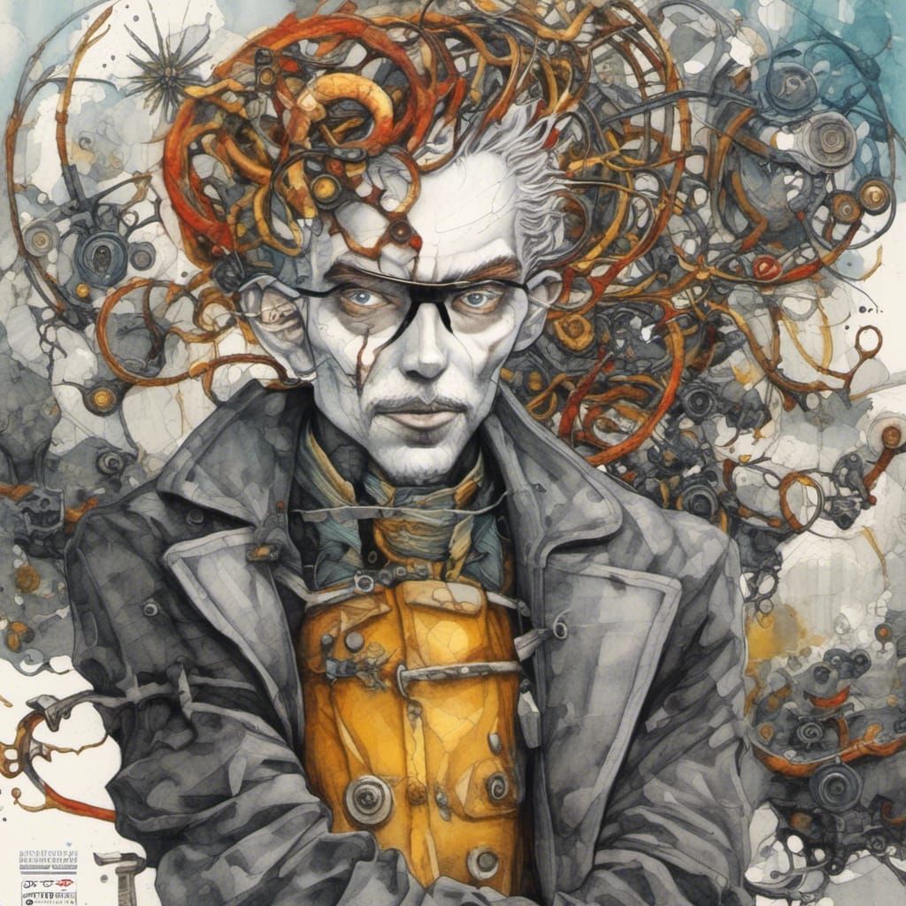 Surreal Heavy Metal Collage of Imagination