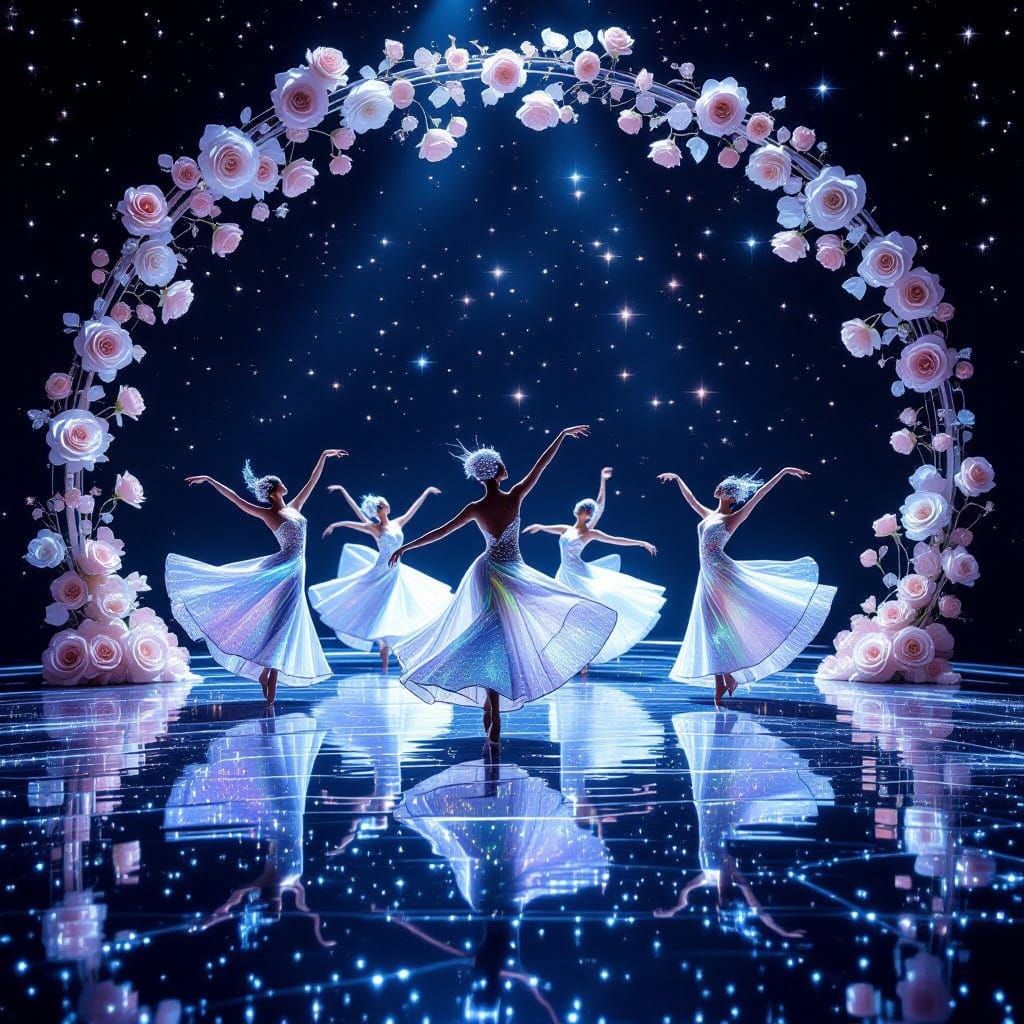 Celestial Ballroom in Ethereal Glow