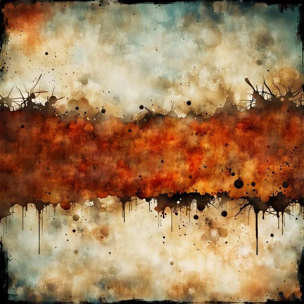 Grunge Texture Background with Double Exposure Effect