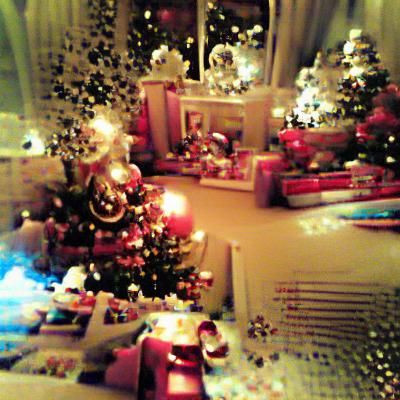 Christmas Beauty: A Festive AI-Generated Image