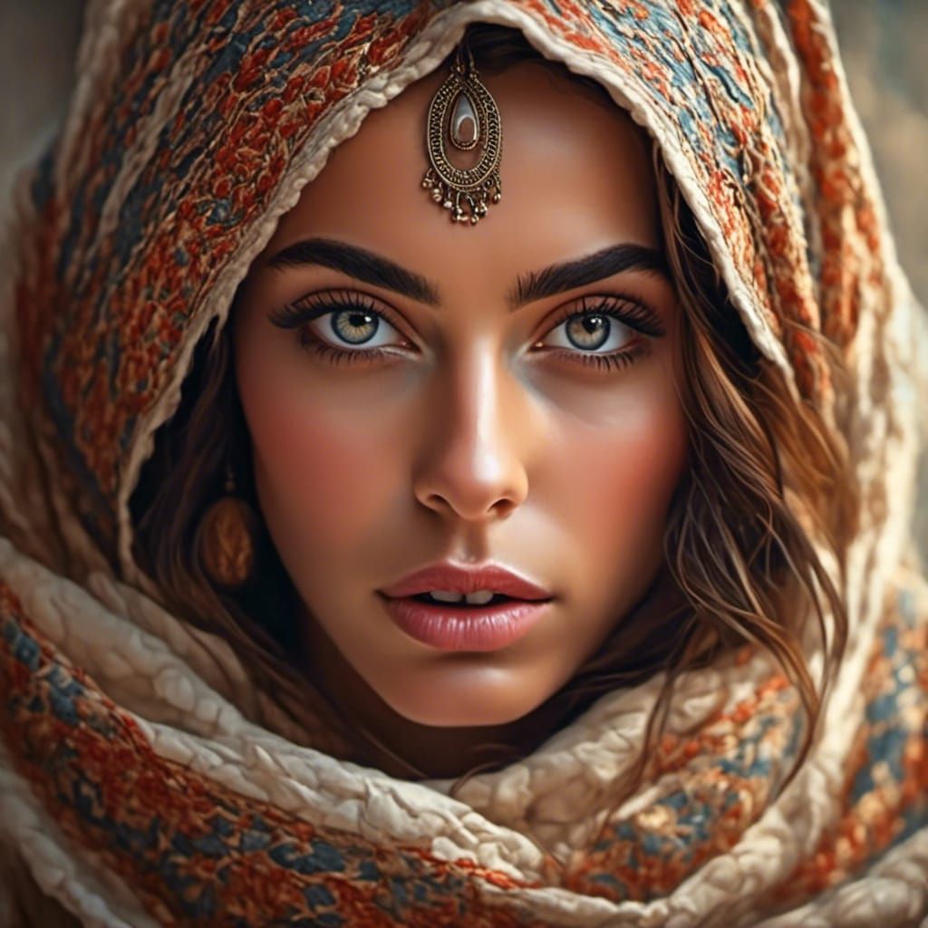 The beauty of an Israeli woman