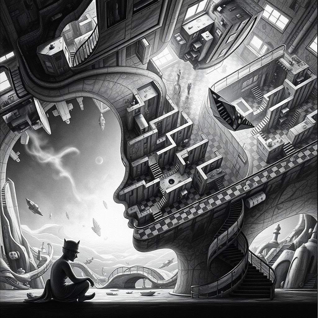 Surreal Unusual Chess Boards Puzzle Art Games Uncanny Valley...