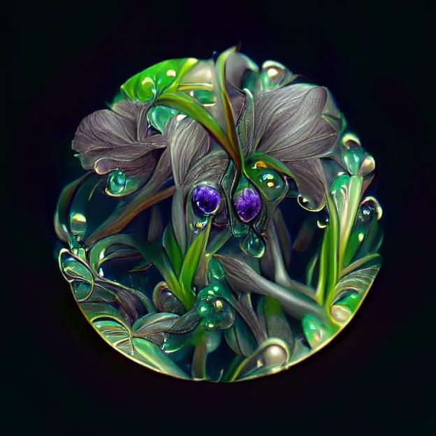 Glass Iris B36
