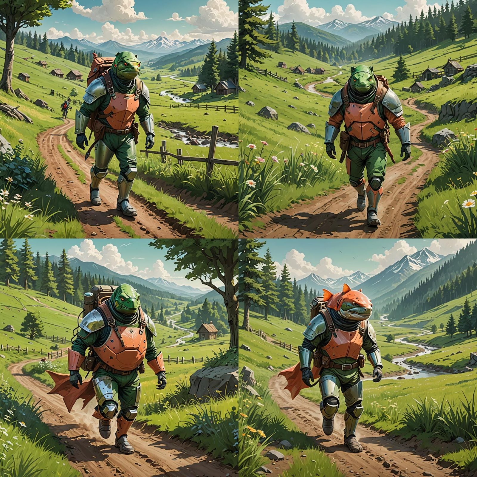 Salmon Hero's Fantasy Quest Begins