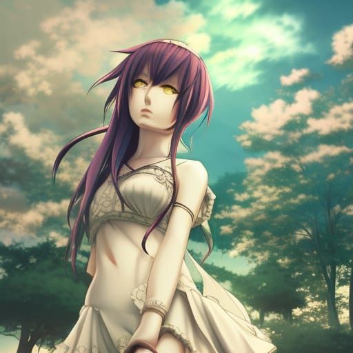 Hyperrealistic Anime Key Visual in Japanese Manga Style