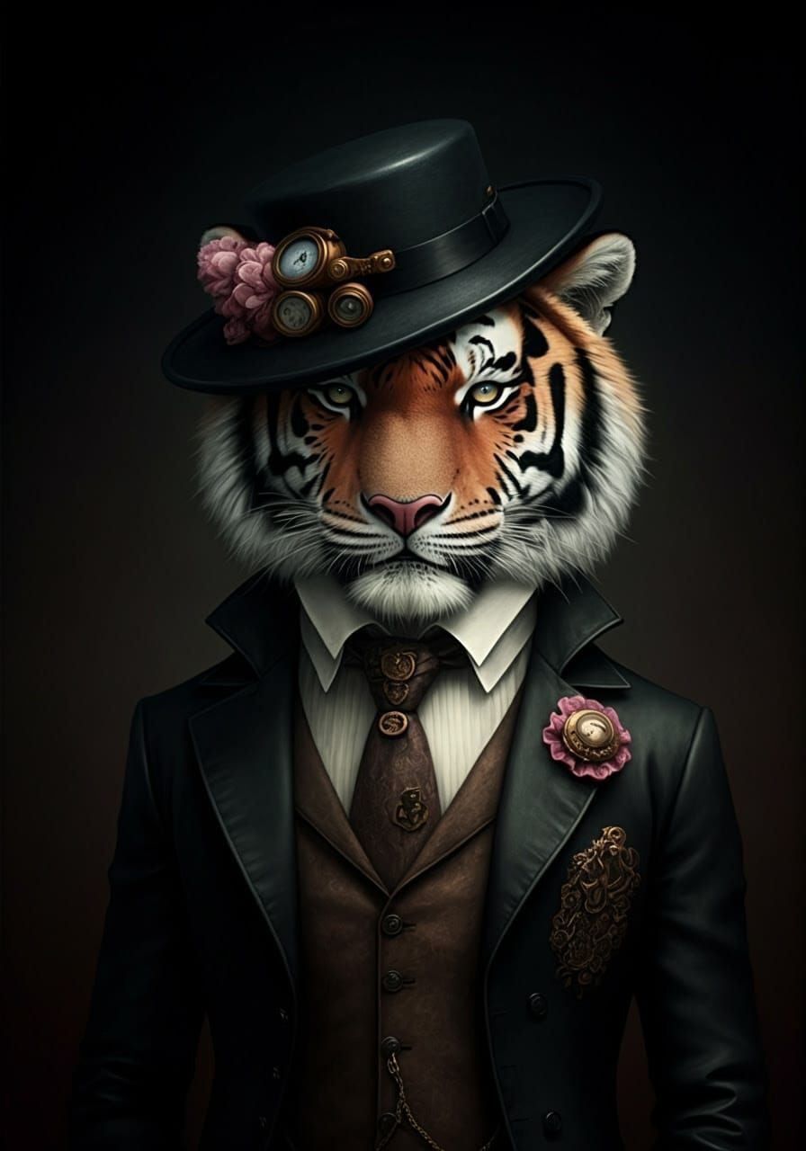 Steamplush Jugglenaut Petallic TigerLilliputians