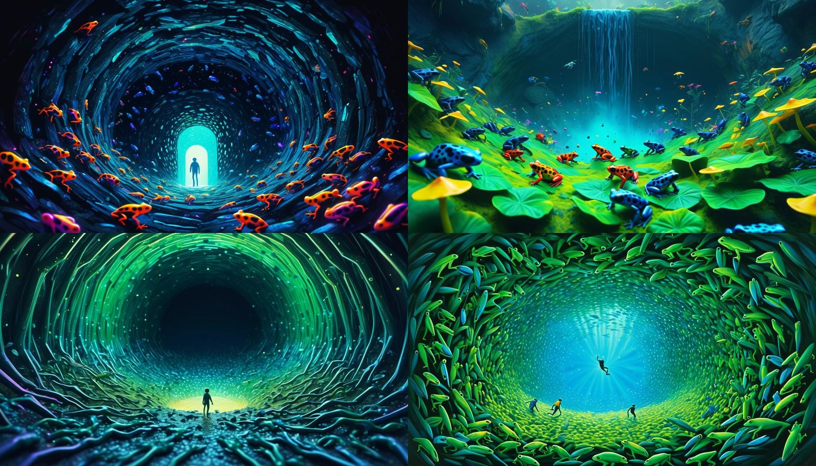 Portal to Frog-Human Reality: One Hundred Fall