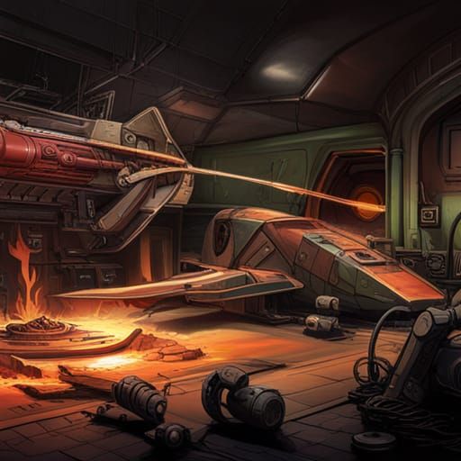 Reptilian Alien Battle in Underground Military Facility