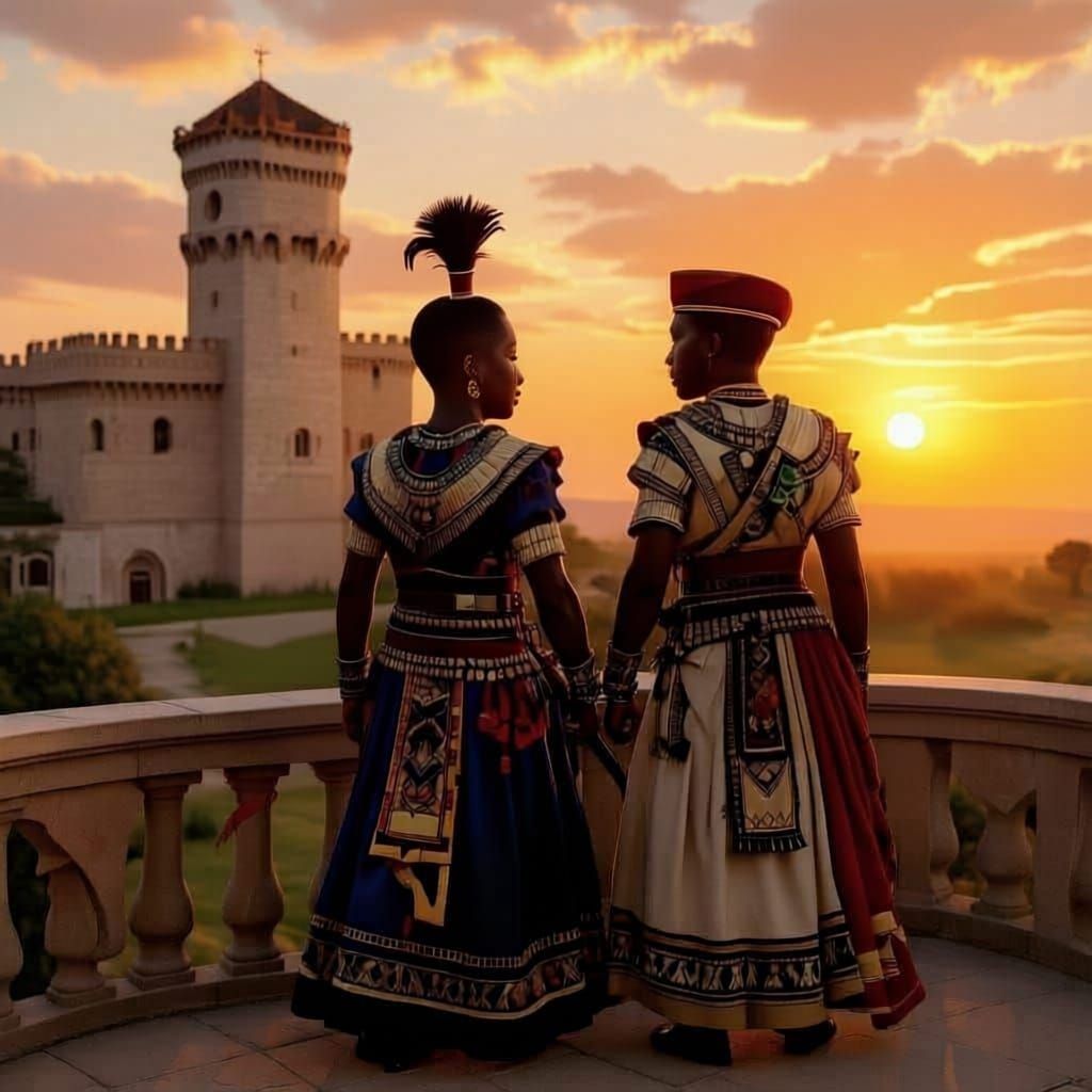 Queen Nzinga and Prince Malik Fierce African Warriors