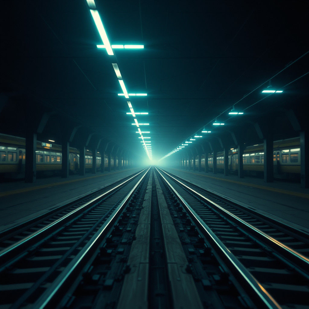 Train Station Platform in Unreal Engine 5