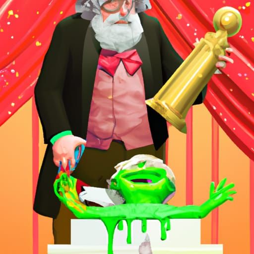 Karl Marx Slimed: Hyperdetailed Digital Art