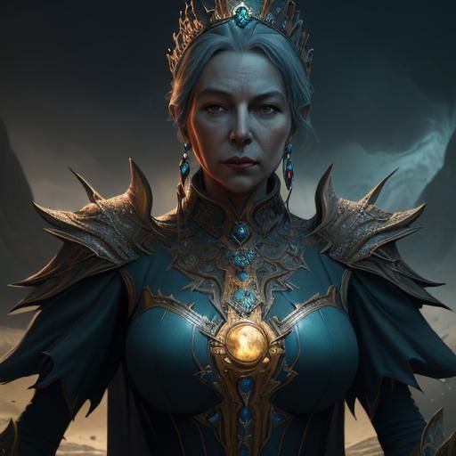 Queen Mother: Detailed Matte Painting in Unreal Engine