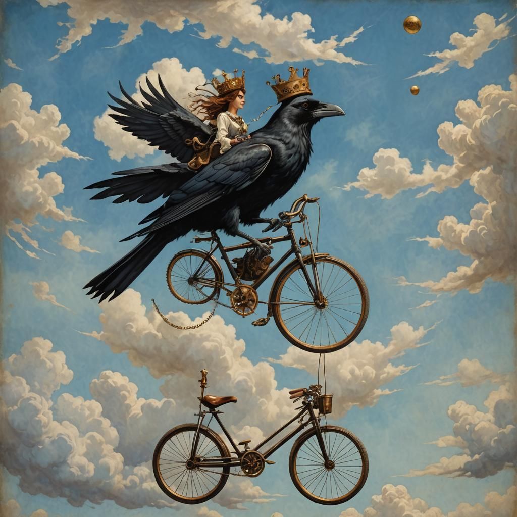 Peddling Crow 4 TOWING THE PRINCESS