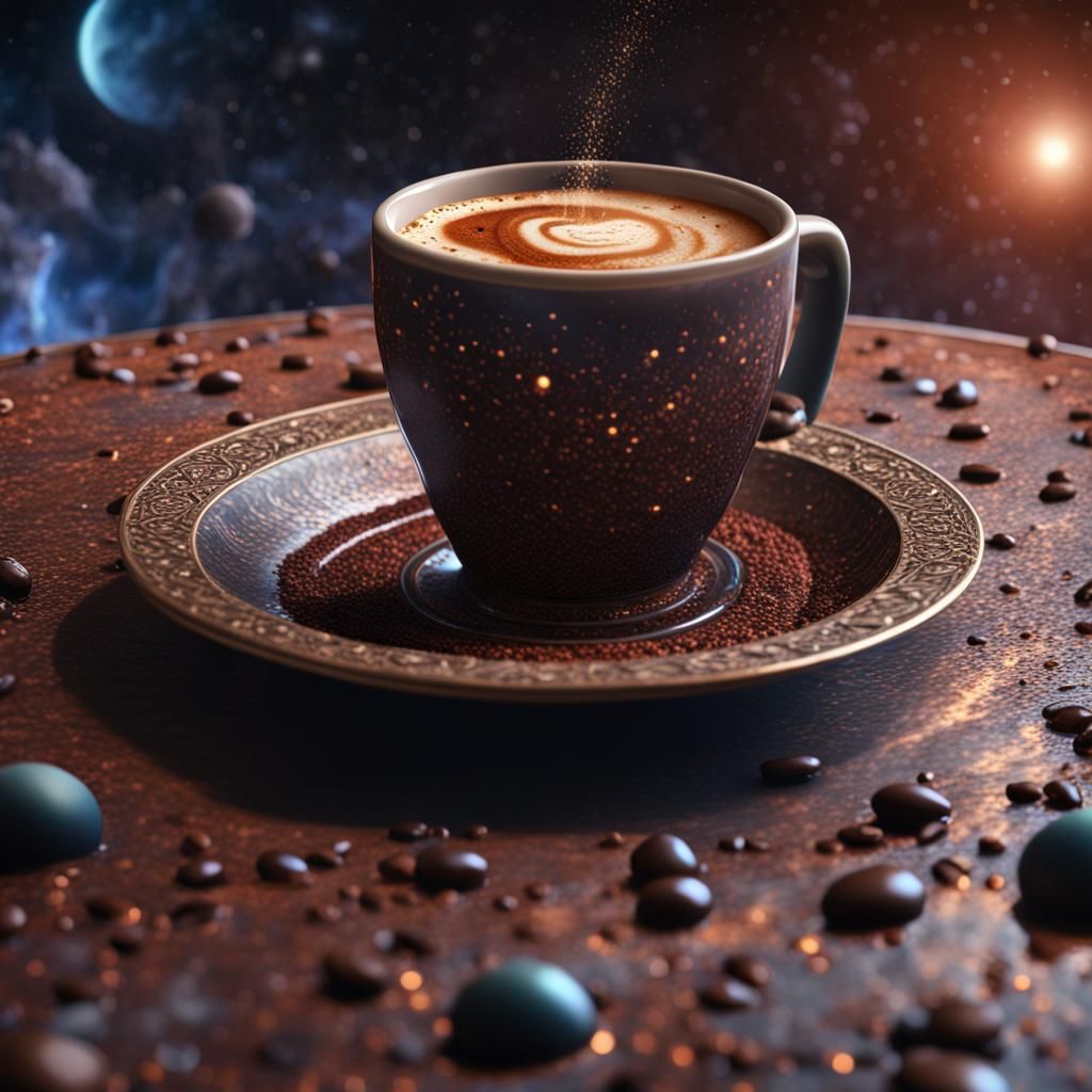 Matrix Universe in Turkish Coffee Cup
