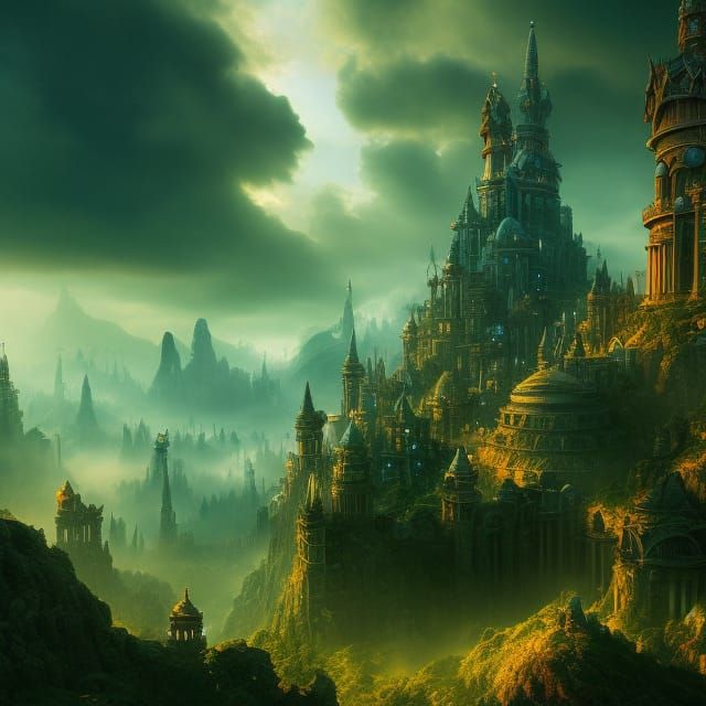 Astonishing Wizard City: Digital Matte Painting
