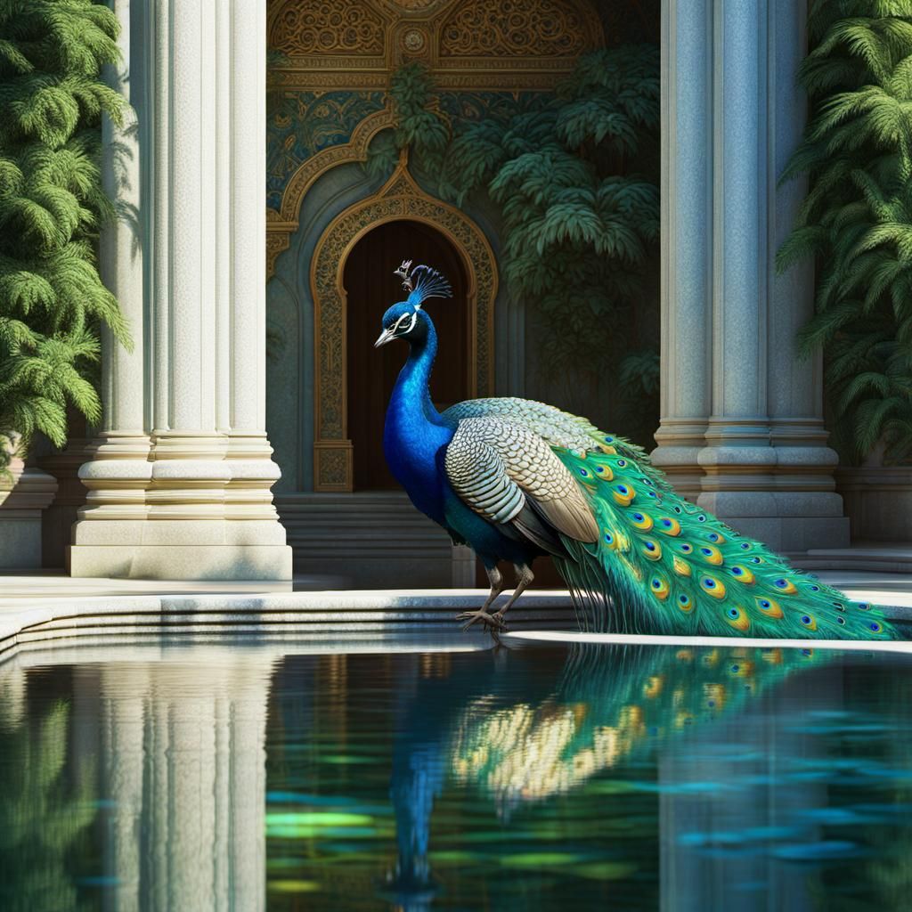 Baroque Paradise in Opalescent Hues