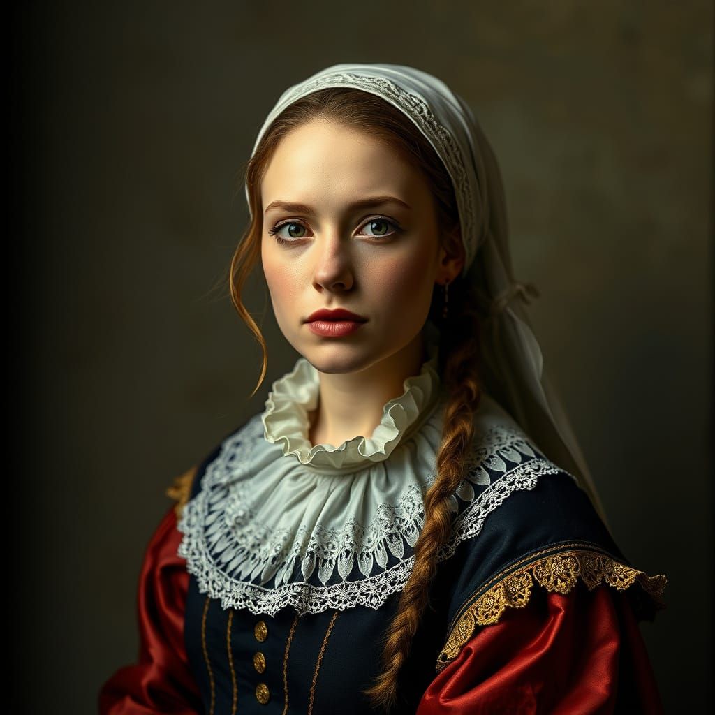 Baroque Portrait of an Irish Woman