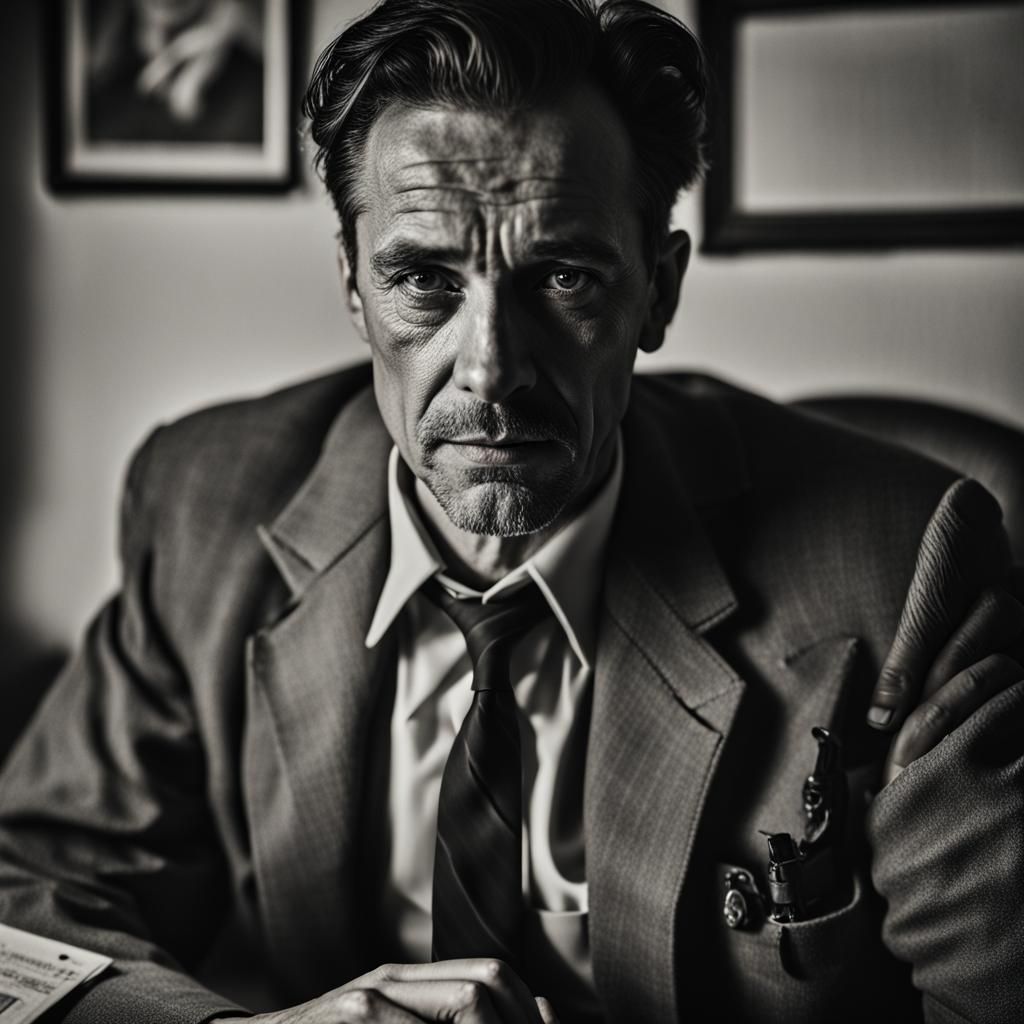 Stressed out detective