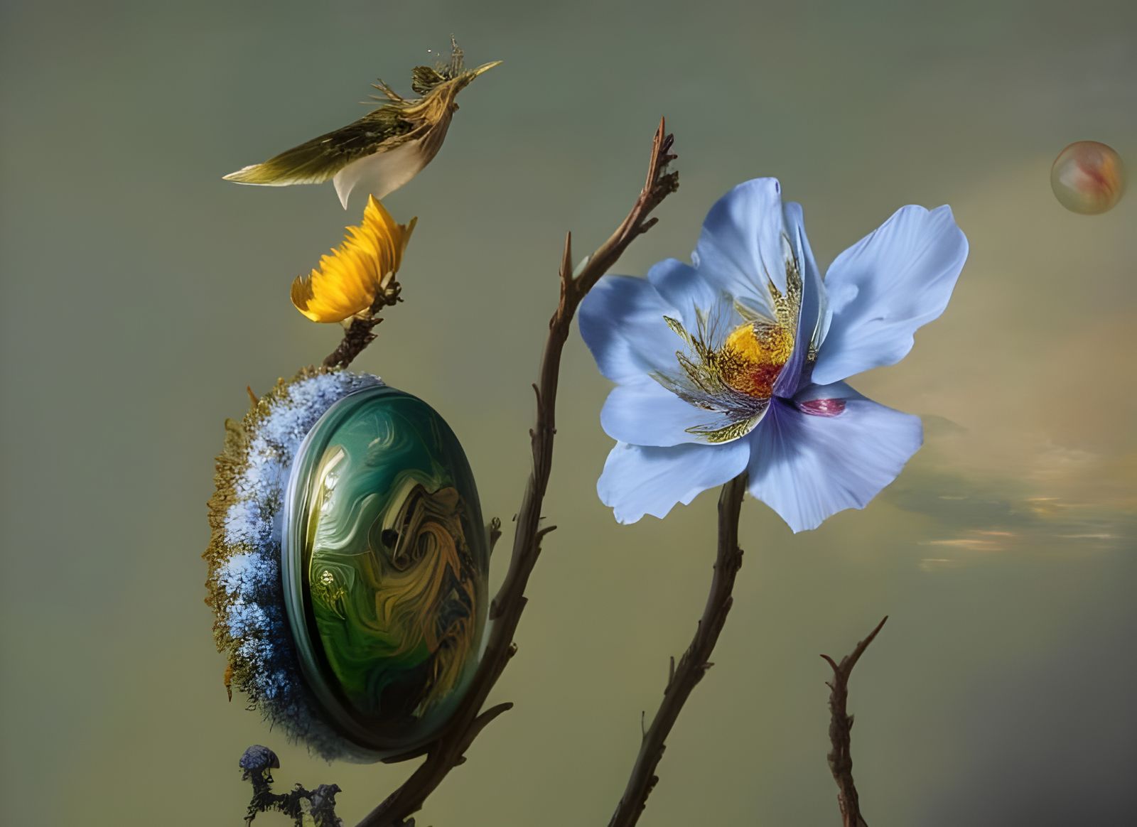 Recursive Beauty: A Hyperrealistic Dreamscape