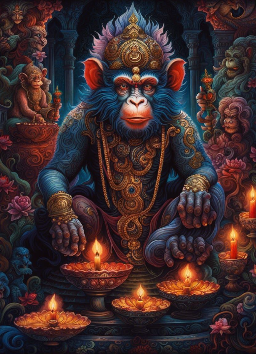 Hanuman, the Monkey God