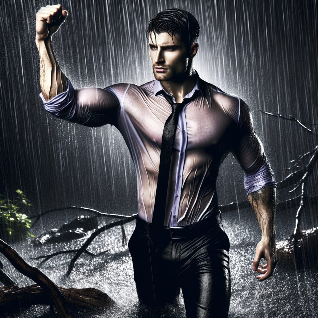 Vampire's Perilous Plunge: Hyperrealistic Gothic Art