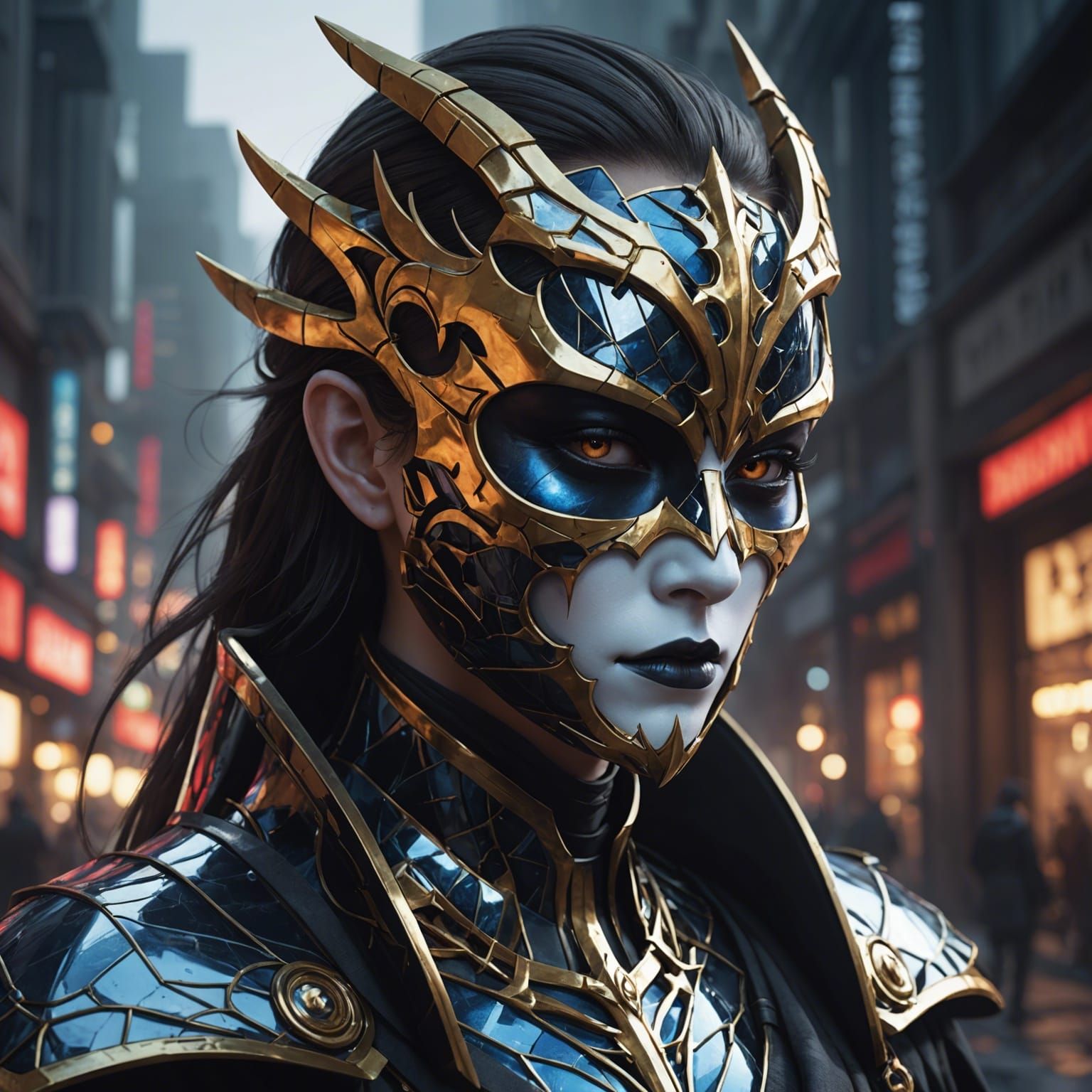 Fractured Reflection: Sanity and Madness in 3D Anime Art