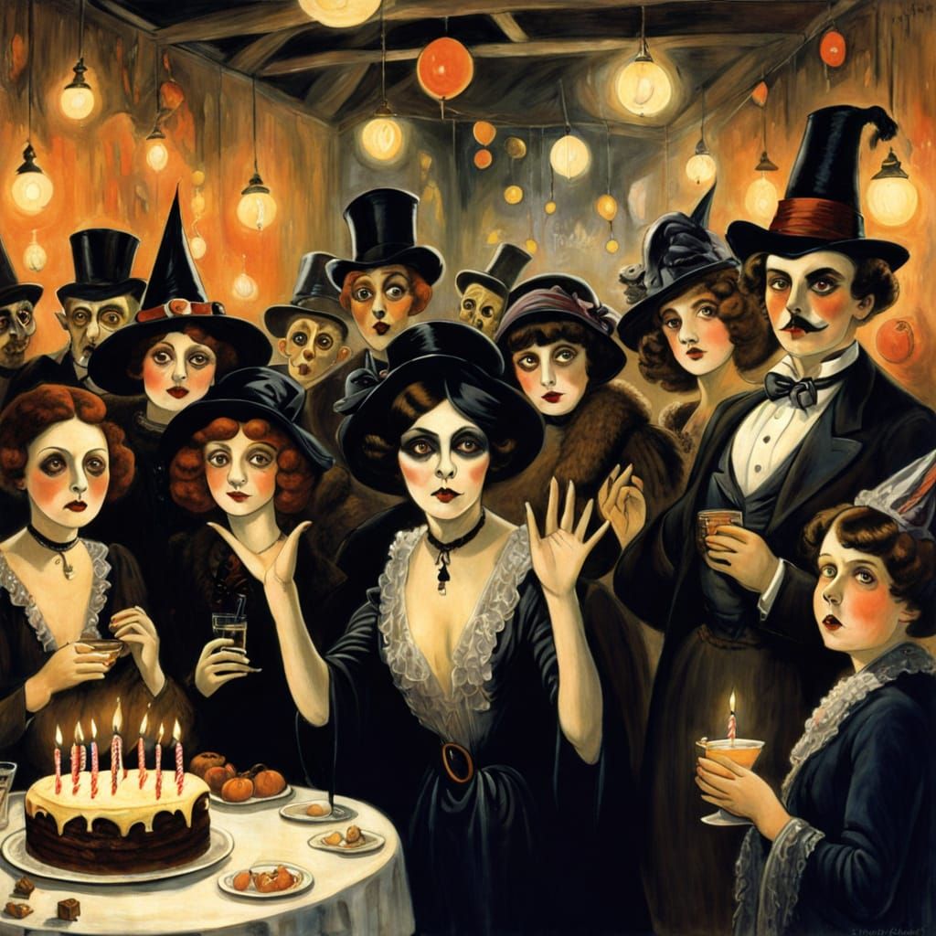 Spooky Birthday Party at Stray Dog Cafe in 1916