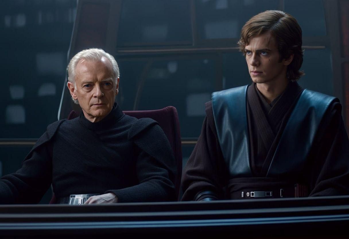 Photorealistic Portrait of Palpatine from Revenge of the Sit...