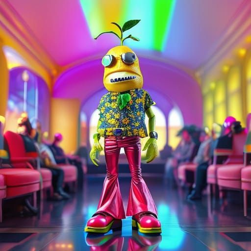 Fancy Lemon Lady on a Whimsical Date