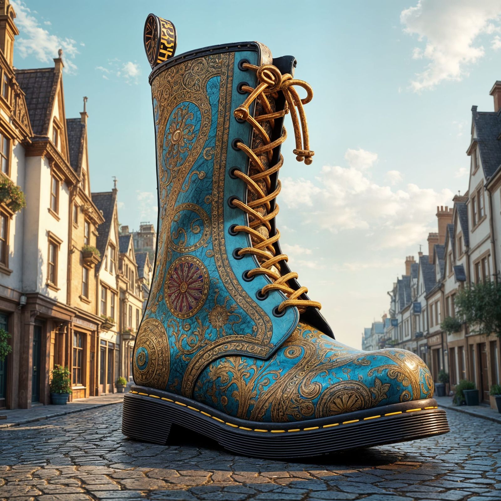 60ft Gustav Klimt Doc Marten Boutique Hotel in Seaside Town